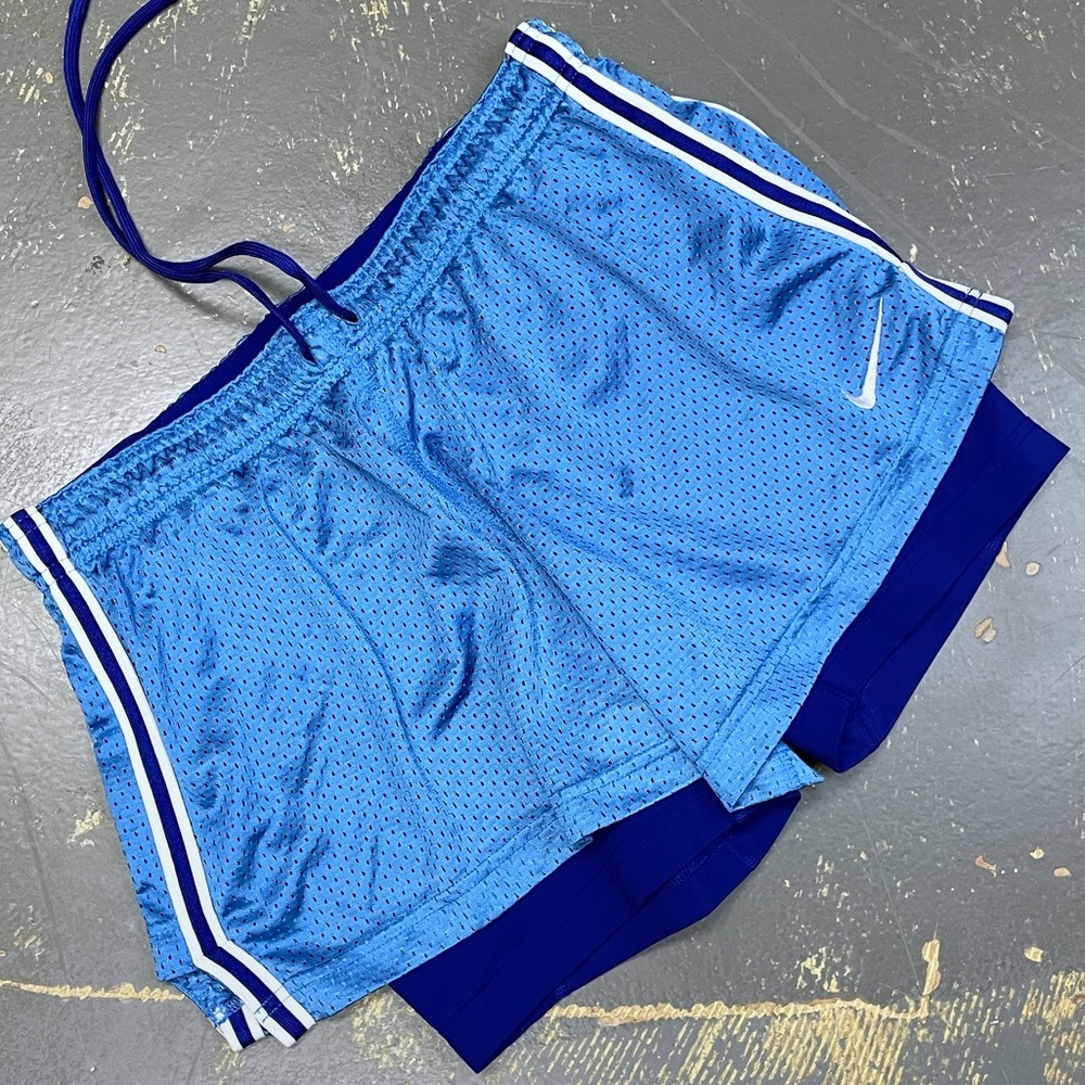 Nike Flex 2 in 1 Compression Running Shorts 404900-465 Medium Royal Blue